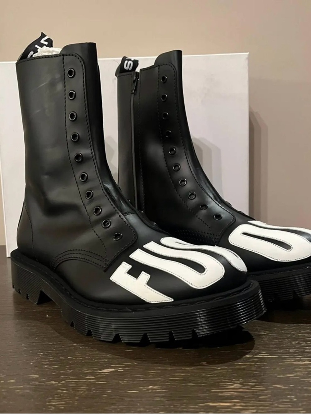 Vetements FO Army Boots